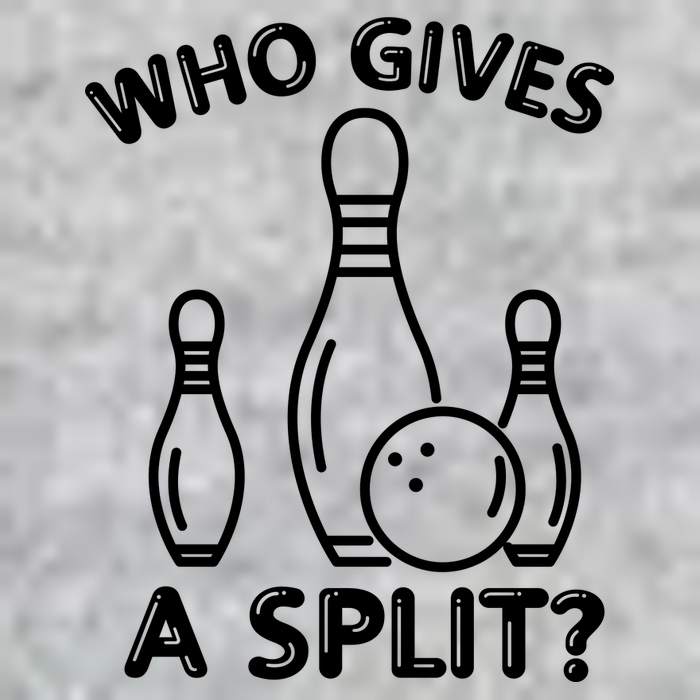 Who Gives A Split Funny Bowling Balls V-Neck T-Shirt