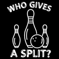 Who Gives A Split Funny Bowling Balls Drawstring Bag