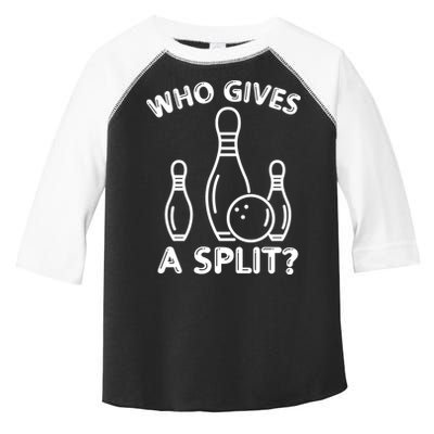 Who Gives A Split Funny Bowling Balls Toddler Fine Jersey T-Shirt