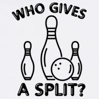 Who Gives A Split Funny Bowling Balls Garment-Dyed Sweatshirt
