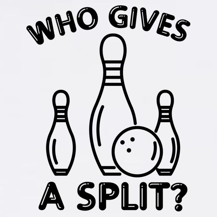 Who Gives A Split Funny Bowling Balls Garment-Dyed Sweatshirt