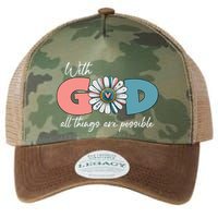 With God All Things Are Possible Legacy Tie Dye Trucker Hat