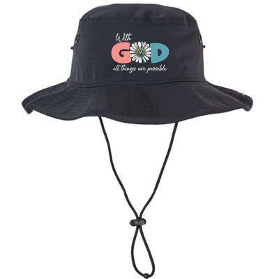 With God All Things Are Possible Bucket Hat