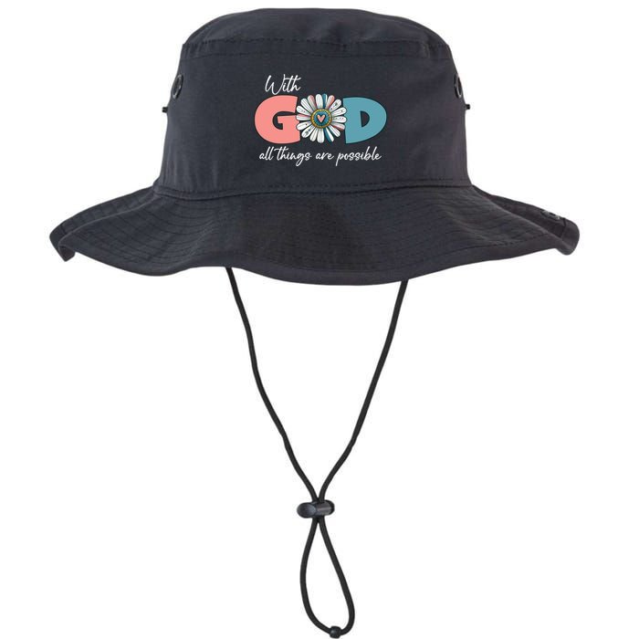 With God All Things Are Possible Bucket Hat