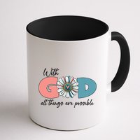With God All Things Are Possible Mug