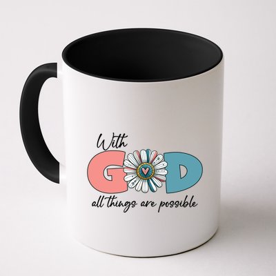 With God All Things Are Possible Mug