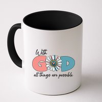 With God All Things Are Possible Mug
