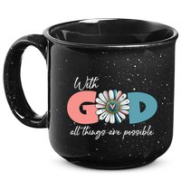 With God All Things Are Possible 15oz Campfire Ceramic Mug