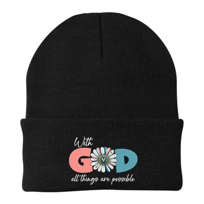 With God All Things Are Possible Beanie