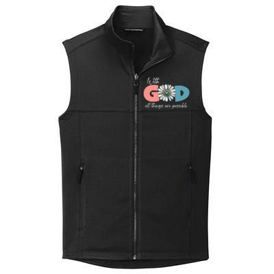 With God All Things Are Possible Collective Smooth Fleece Vest