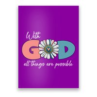 With God All Things Are Possible Poster