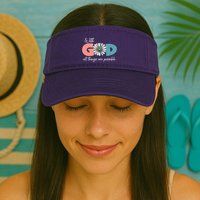 With God All Things Are Possible Visor