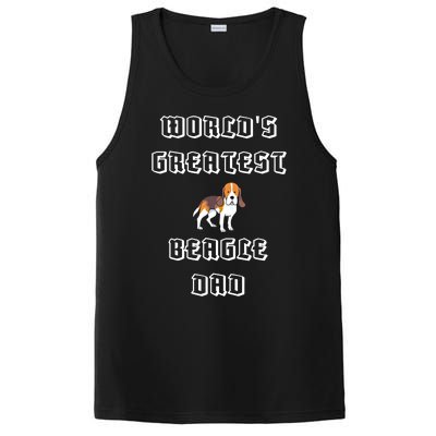 Worlds Greatest Beagle Dad Gift PosiCharge Competitor Tank