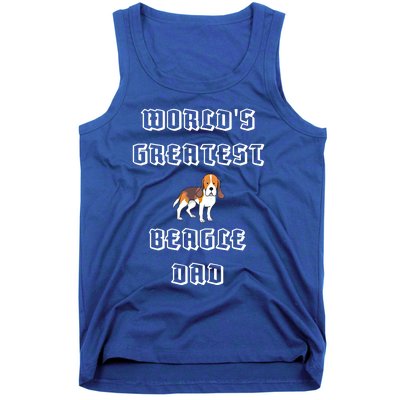 Worlds Greatest Beagle Dad Gift Tank Top