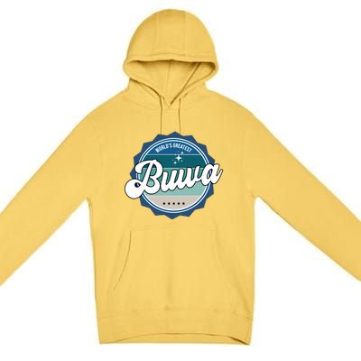 Worlds Greatest Buwa Nepali Dad Gift Premium Pullover Hoodie