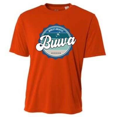 Worlds Greatest Buwa Nepali Dad Gift Cooling Performance Crew T-Shirt