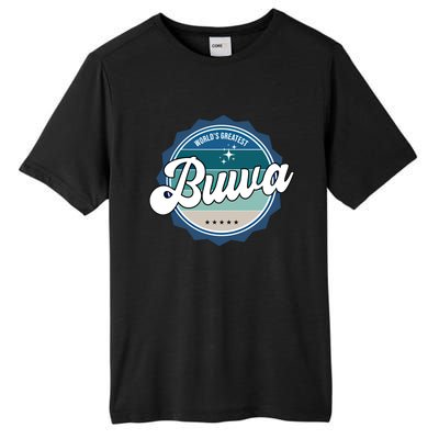 Worlds Greatest Buwa Nepali Dad Gift Tall Fusion ChromaSoft Performance T-Shirt