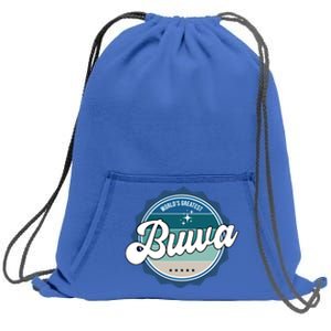 Worlds Greatest Buwa Nepali Dad Gift Sweatshirt Cinch Pack Bag