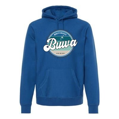 Worlds Greatest Buwa Nepali Dad Gift Premium Hoodie