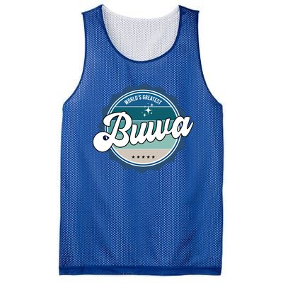 Worlds Greatest Buwa Nepali Dad Gift Mesh Reversible Basketball Jersey Tank