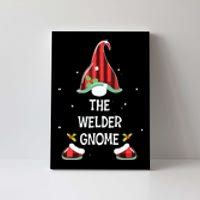 Welder Gnome Buffalo Plaid Matching Family Xmas Pajama Canvas