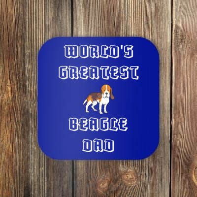 Worlds Greatest Beagle Dad Gift Coaster