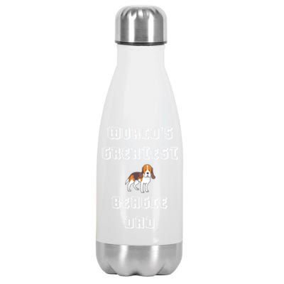 Worlds Greatest Beagle Dad Gift Stainless Steel Insulated Water Bottle