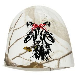 Womens Goats Bandana Farm Animal Lover Funny Goat Graphics Kati - Camo Knit Beanie