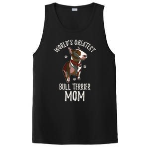 World's Greatest Bull Terrier Mom Funny Dog Mama Bully Lover Meaningful Gift PosiCharge Competitor Tank