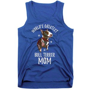 World's Greatest Bull Terrier Mom Funny Dog Mama Bully Lover Meaningful Gift Tank Top