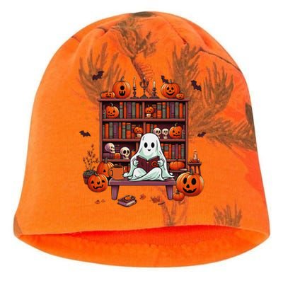 Women Ghost Book Reader Halloween Reading Enthusiast Book Kati - Camo Knit Beanie