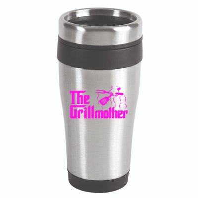 Wo Grillfather Bbq Timer Barbecue Funny Tee Chef Bbq Cute Gift 16oz Travel Tumbler