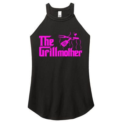 Wo Grillfather Bbq Timer Barbecue Funny Tee Chef Bbq Cute Gift Women's Perfect Tri Rocker Tank