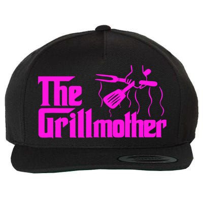 Wo Grillfather Bbq Timer Barbecue Funny Tee Chef Bbq Cute Gift Wool Snapback Cap