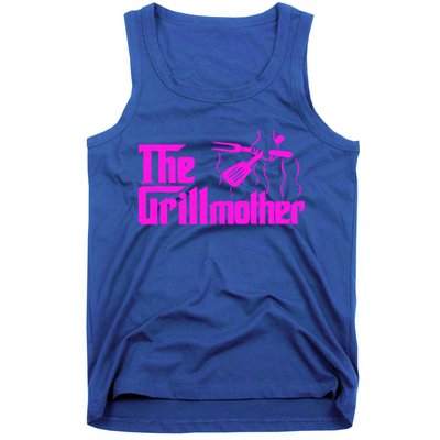 Wo Grillfather Bbq Timer Barbecue Funny Tee Chef Bbq Cute Gift Tank Top