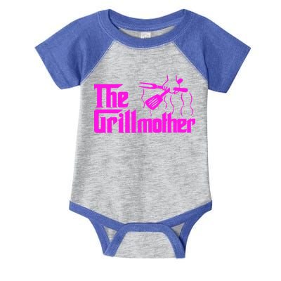 Wo Grillfather Bbq Timer Barbecue Funny Tee Chef Bbq Cute Gift Infant Baby Jersey Bodysuit