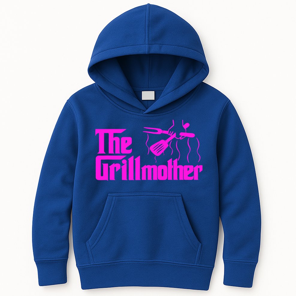 Wo Grillfather Bbq Timer Barbecue Funny Tee Chef Bbq Cute Gift Kids Hoodie