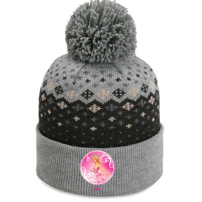 Wicked Glinda Bubble Pose The Baniff Cuffed Pom Beanie