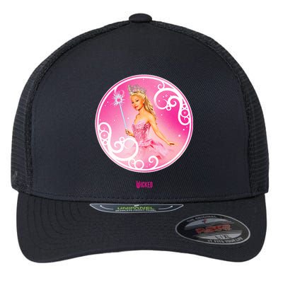 Wicked Glinda Bubble Pose Flexfit Unipanel Trucker Cap