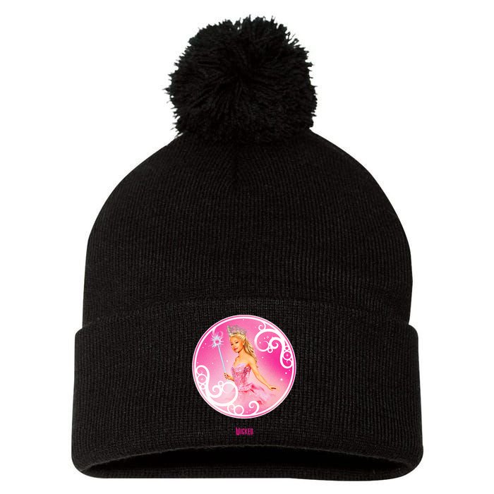 Wicked Glinda Bubble Pose Pom Pom 12in Knit Beanie