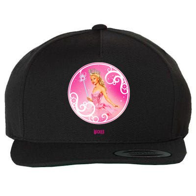 Wicked Glinda Bubble Pose Wool Snapback Cap