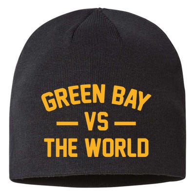 Wisconsin Green Bay Vs The World Sustainable Beanie