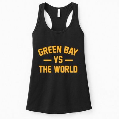 Wisconsin Green Bay Vs The World Womens Tank Top