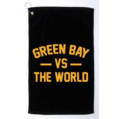 Wisconsin Green Bay Vs The World Golf Towel