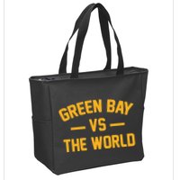Wisconsin Green Bay Vs The World Zip Tote Bag