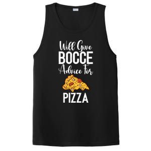 Will Give Bocce Advice For Pizza Lover Bocce Ball Meaningful Gift PosiCharge Competitor Tank