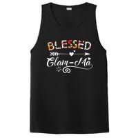 Womens GlamMa Blessed GlamMa Flower Mother's Day Gift PosiCharge Competitor Tank