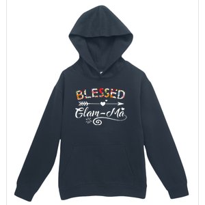 Womens GlamMa Blessed GlamMa Flower Mother's Day Gift Urban Pullover Hoodie