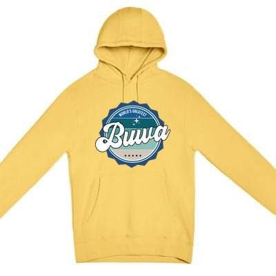 Worlds Greatest Buwa Nepali Dad Gift Premium Pullover Hoodie