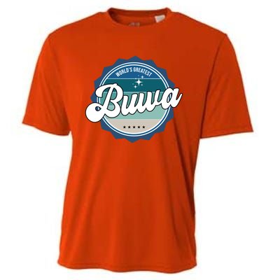 Worlds Greatest Buwa Nepali Dad Gift Cooling Performance Crew T-Shirt